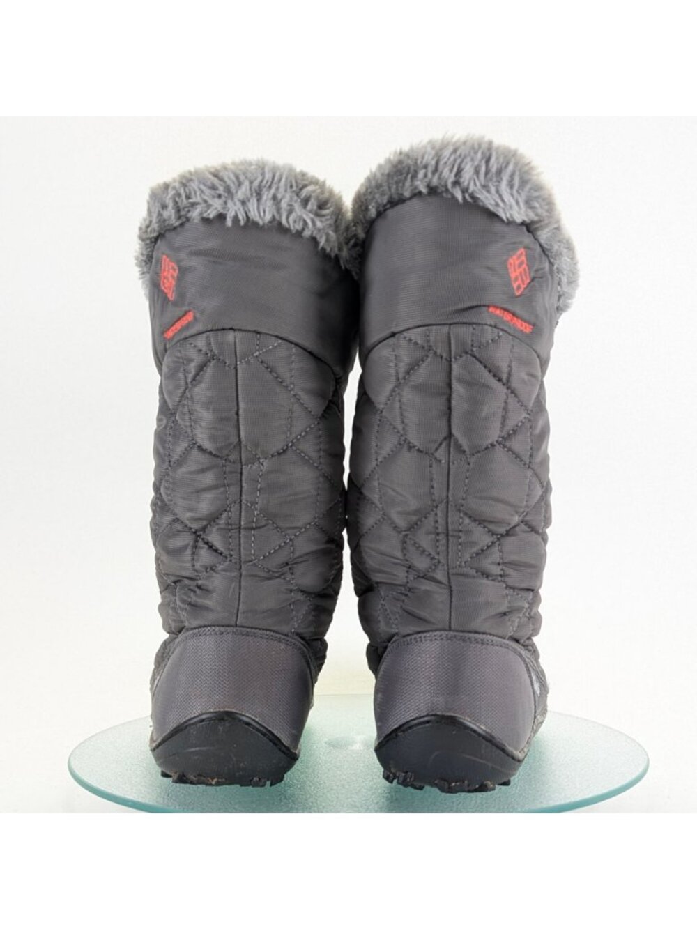 Columbia Womens Size 8 Minx II Mid Gray Insulated Snow Boots Winter BL1585-051 - Picture 5 of 11